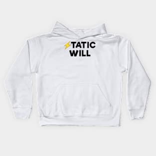 Static Will Black Kids Hoodie